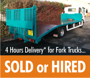 Transportation for Sold or Hire Fork Trucks